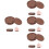 24 Pcs Practical Cup Mats Pu Tumbler Pads Round Tea Cup Pads 6
