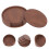 24 Pcs Practical Cup Mats Pu Tumbler Pads Round Tea Cup Pads 9