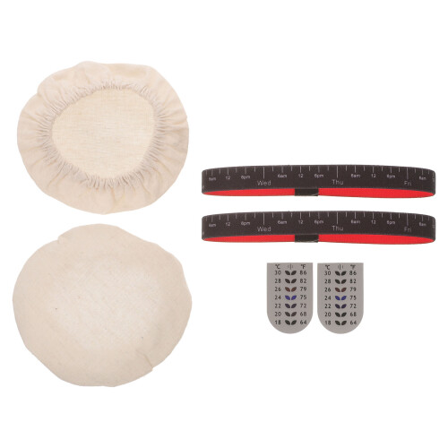 Set Zuurdesemstarter Pot Met Thermometer Strips En 2