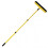 (Yellow)3-Section Telescopic Carpet Lint Broom with Long Handle for Tile & Floor Cleaning 2