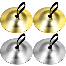 6 Pairs Brass Finger Cymbals For Belly Dancing Hand Percussion