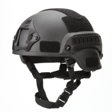 Tactical MICH 2000 Helmet Adjustable ACH Style Airsoft Helmet With Ear Protection Front NVG Mount And Side Rails