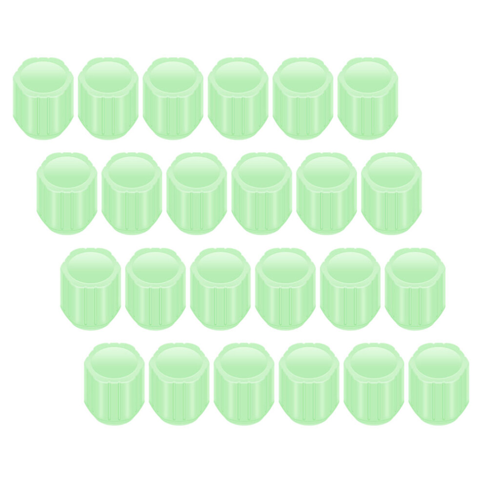120 Pcs Tire Valve Stem Caps Glow In The Dark 033163375128