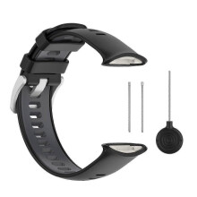 (Black Grey) Silicone Replacement Band for Polar Vantage V2 Fitness Watch