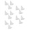 15 Pcs Christmas Tree Sewing Templates For Holiday Fabric Crafts 6