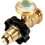 Multi Purpose Propane Adapter with Pressure Gauge for Easy Transition Between Different Connection Types Type 1 POL QCC1 4