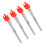 4Pièces Torches Jouets Ludiques Argentées ABS Pour Performance Et Fête 3