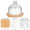 One Set Ceramic Baking Bowl With Lid For Cake Pudding Dessert 8