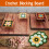 Handcrafted Wooden Blocking Board 19.5x19.5cm for Knitting Projects 6