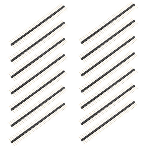 80 Pcs 40 Pin Female Header Strip Long Pins Breakaway Single Row 2