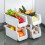 Kitchen Food Vegetable Stackable Plastic Storage Bin For Home 5