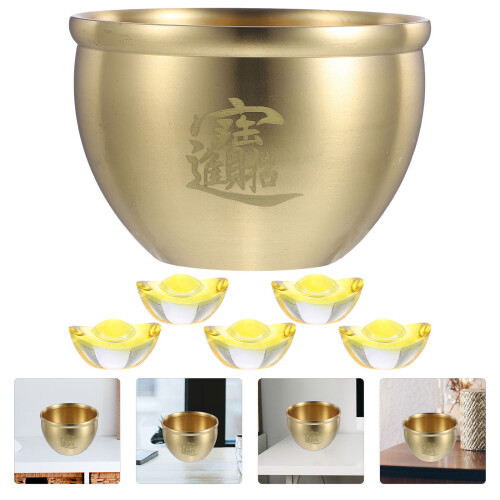 Brass Treasure Wealth Bowl Fortune Basin 2