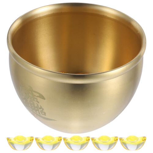 Brass Treasure Wealth Bowl Fortune Basin