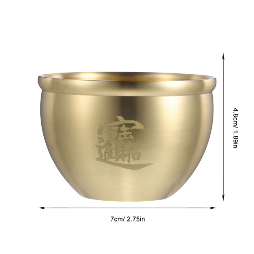 Brass Treasure Wealth Bowl Fortune Basin 1