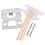 2 Sets Metal Door Strike Plate Latch Plate 1