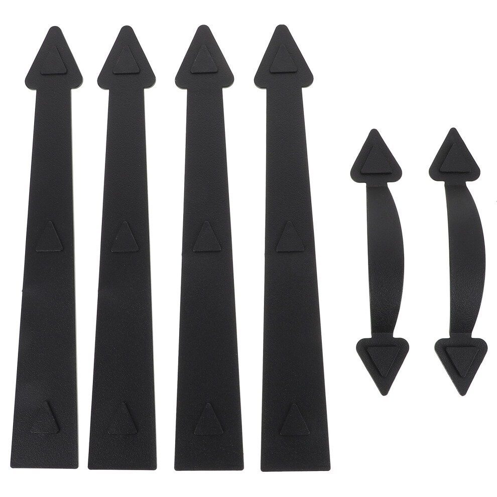 1 Set Magnetic Decorative Hinges And Handle Garage Door Hardware Kit 3361301071555