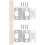 2 Sets Metal Door Strike Plate Latch Plate 7
