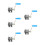 5Pcs Portable Badminton Net String Tightener Hand Crank Tool 4