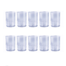 10Pcs Mousse Cup Transparent Thickened Straight Container