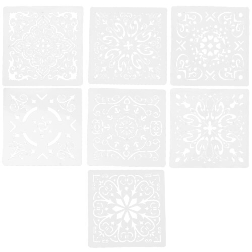 14 Pcs Delicate Mandala Stencils For Diy Painting Projects 2