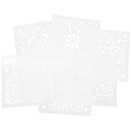 14 Pcs Delicate Mandala Stencils For Diy Painting Projects 1