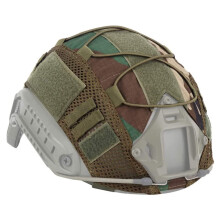Helmet Cover Mesh Camouflage For Outdoor Airsoft Paintball Gear Adjustable Size Polyester