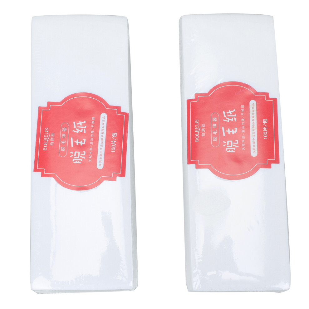 Villcase 200 Pcs Nonwoven Epilating Strips For Waxing Hair Removal