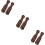 6 Pcs Wood Pestle Replacement For Kitchen Spices Grinding 9