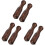 6 Pcs Wood Pestle Replacement For Kitchen Spices Grinding 2