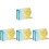 4Pcs Tape Holder Cutter Sticker Dispenser Home Supply 4
