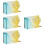 4Pcs Tape Holder Cutter Sticker Dispenser Home Supply 9