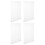 4Pcs Acrylic Clear Display Stand For Tabletop Posters Menus Tags 11