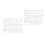 24 Pcs Christmas Painting Stencil Template Reusable Drawing Set 11