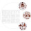 24 Pcs Christmas Painting Stencil Template Reusable Drawing Set 10