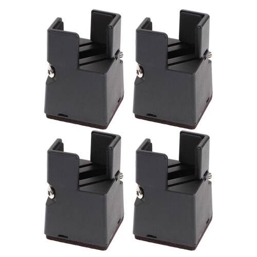 12 Pcs Adjustable Bed Risers With Screw Clamp Heavy Duty 2 Inch 2