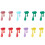 18Pcs Water Drop Shaped Glass Markers Silicone Wine Glass Recognizer 9
