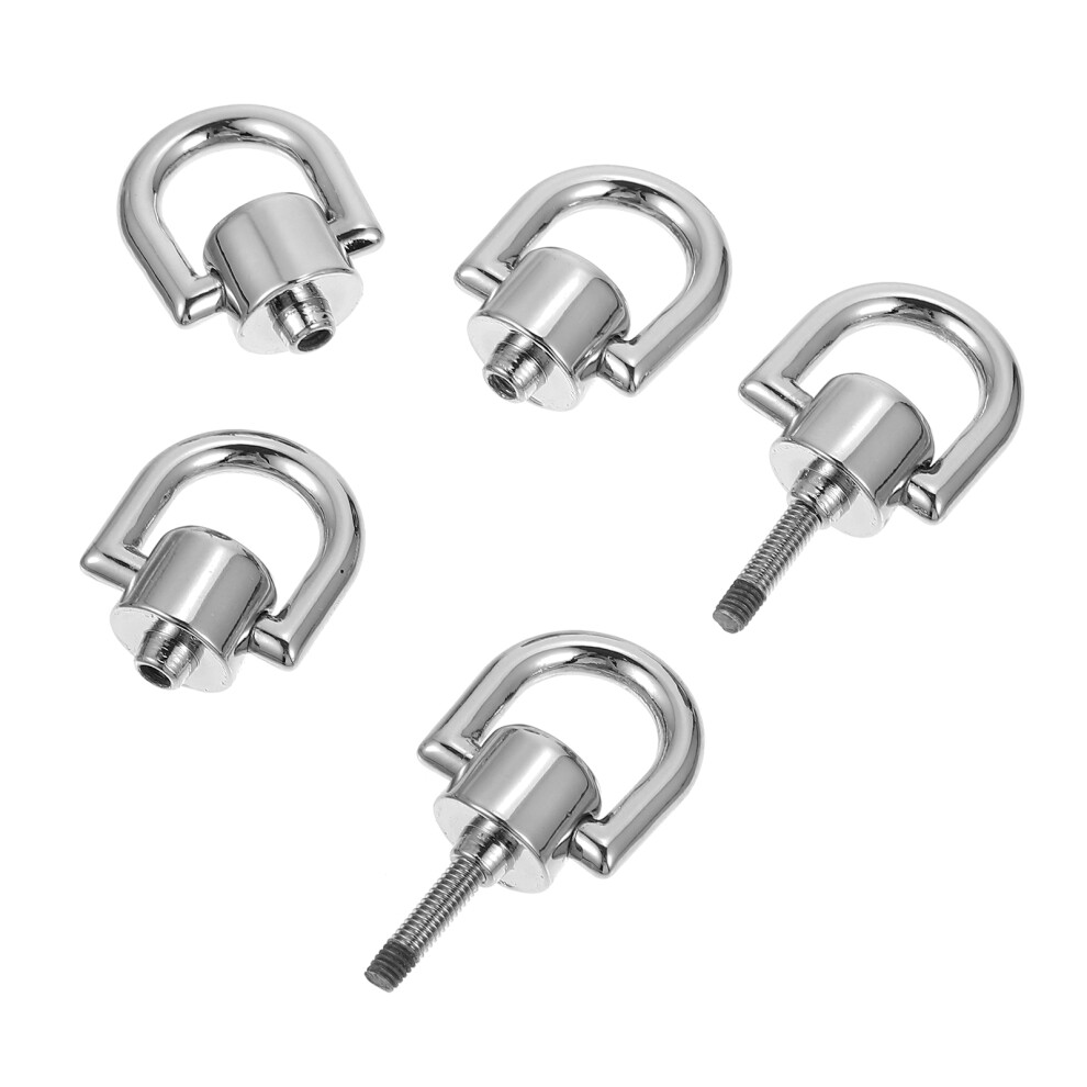 5Pcs Silver Zinc Alloy Bag Buckles Durable Luggage Suitcase Clasps 3361299562691