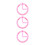 3Pcs Plastic Protractor Student Teacher Aid For School 1