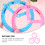 3Pcs Plastic Protractor Student Teacher Aid For School 6
