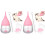 2Pcs Pet Nursing Bottle For Puppy And Kitten With Replaceable Nipples 2
