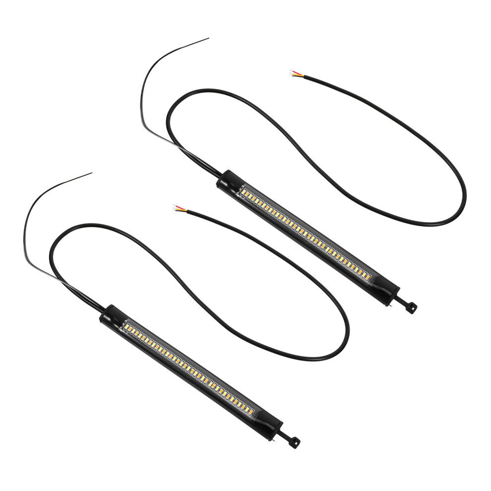 2Pcs Motorcycle Turn Signal S Flexible Daytime Running Light 3361299564886