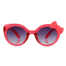 One Pair Kids Sunglasses With Bowknot Design For Eye Protection