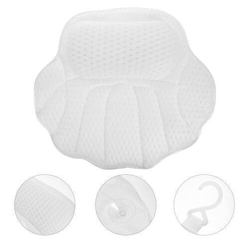 Bathtub Pillow With Suction Cups For Head Support During Bathing 2