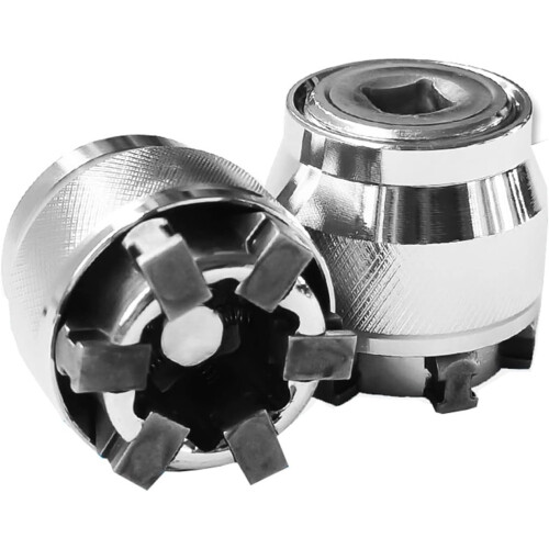 Universal Magic Sleeve Adaptive All-Fitting Multi Drill Attachment Socket Chromium Molybdenum Steel Silver Wrench Tools 2