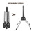 Folding Flute Stand Clarinet Rack Portable Oboe Holder Floor 6