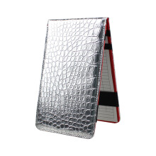 Golf Score Card Books PU Leather Score Card Holder Pocket Logbook 2 Score Cards Silver Golf Notebook For Men Women