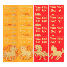 144 Pcs Vietnamese New Year Red Envelopes 2026 Year Of Horse Hong Bao