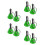 10 Pcs Metal Handheld Bells Keychain For Kids Development Christmas 5
