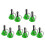 10 Pcs Metal Handheld Bells Keychain For Kids Development Christmas 8