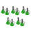 10 Pcs Metal Handheld Bells Keychain For Kids Development Christmas 10